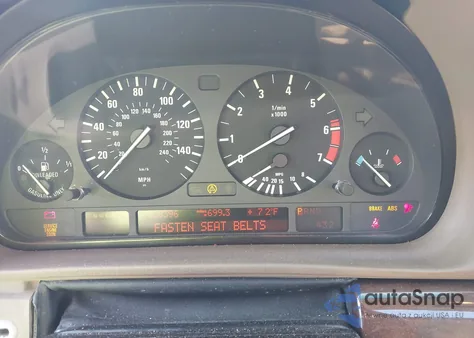 2000 BMW 740Il z USA, uszkodzony, nr VIN WBAGH8348YDP09099